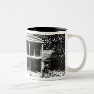 Ambulance Car on One of the Light Railways Two-Tone Coffee Mug