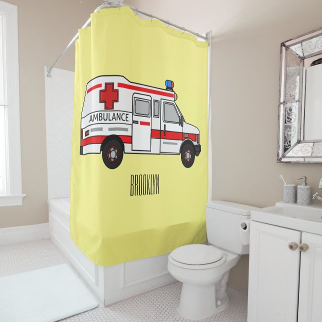 Ambulance cartoon illustration (In Situ)