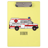 Ambulance cartoon illustration