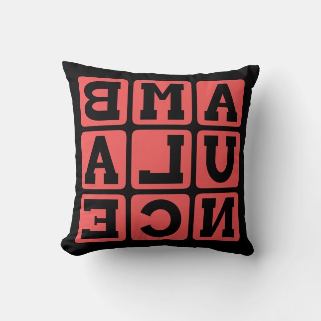 Ambulance, Emergency Vehicle Throw Pillow (Front)