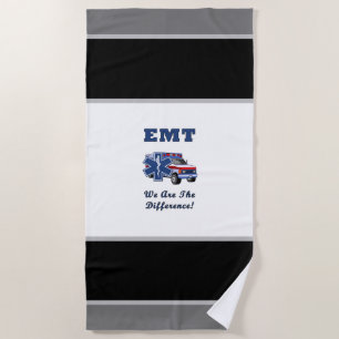 Ambulance EMS     Beach Towel