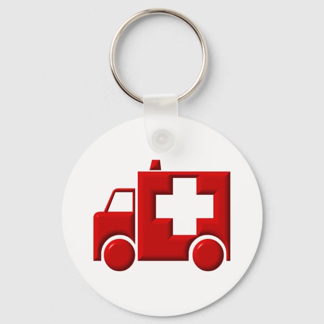 Ambulance / EMT Keychain (Front)