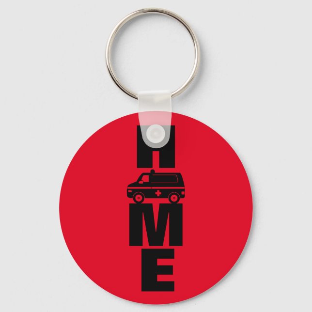Ambulance Home I Keychain (Front)