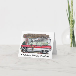 Ambulance Note Card