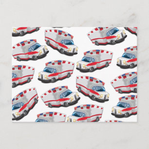 Ambulance Postcard