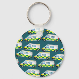 Ambulance Wallpaper Keychain