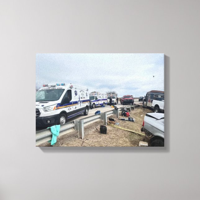 Ambulances Canvas Print (Front)