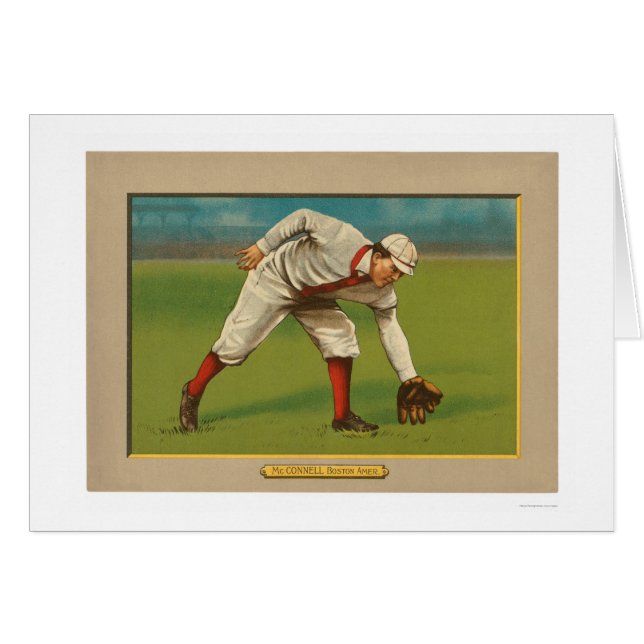 Amby McConnell Red Sox Baseball 1911 (Front Horizontal)