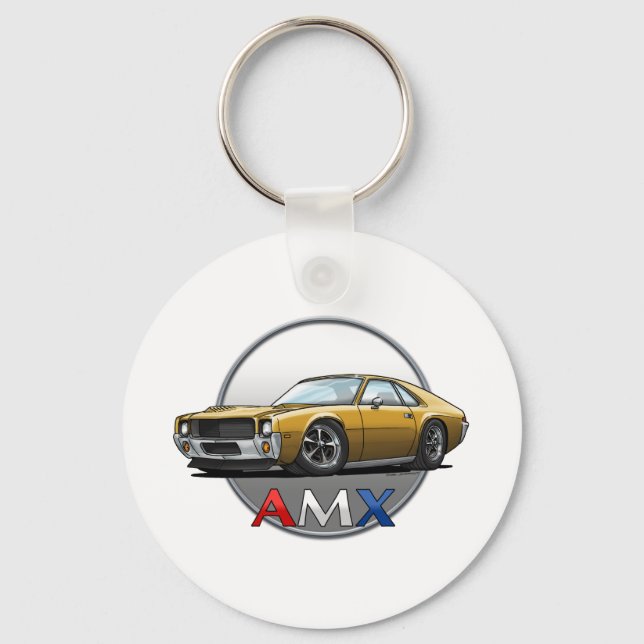 AMC_AMX_gold Keychain (Front)