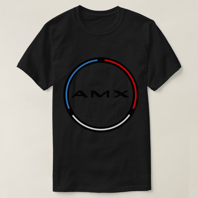AMC AMX Sticker T-Shirt (Design Front)