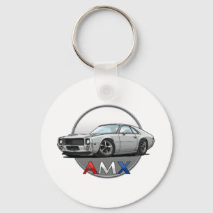 AMC_AMX_white Keychain