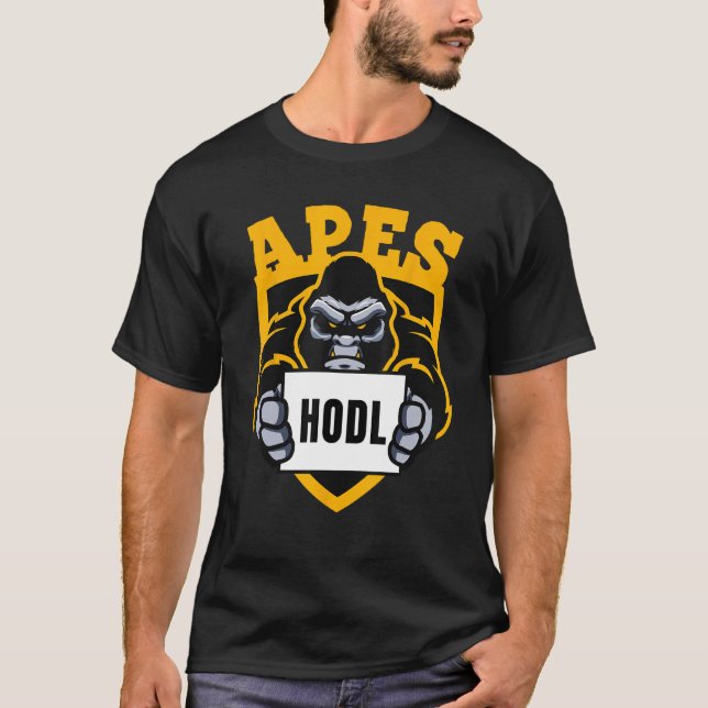 AMC - Apes Together Strong - Stock Hodl To The Moo T-Shirt (Front)
