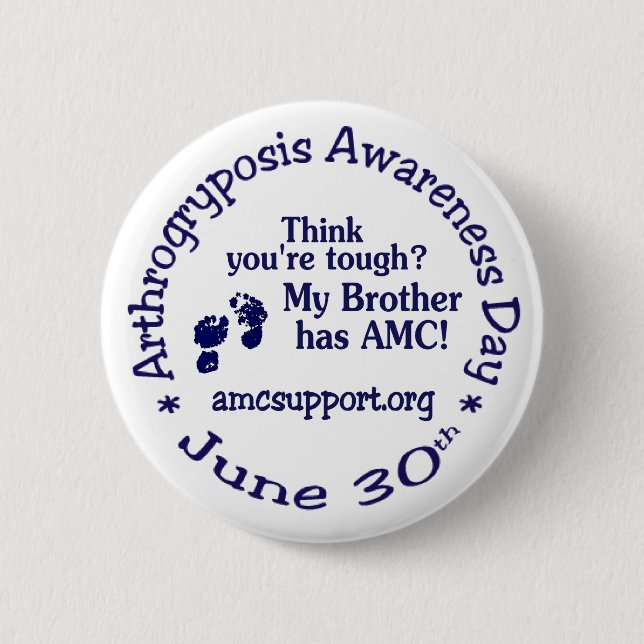 AMC Awareness Day Pin - Tough Brother (Front)
