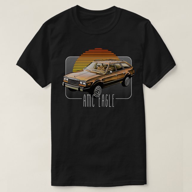 AMC Eagle Retro Classic  Lover Design 2 T-Shirt (Design Front)