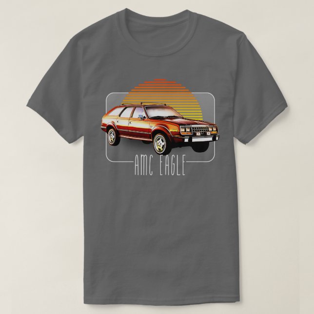 AMC Eagle Retro Classic Lover Design T-Shirt (Design Front)