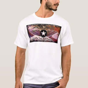AMC Javelin AMX Winged-Star Faded Flag Design T-Shirt
