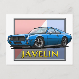 AMC_Javelin_Blue Postcard