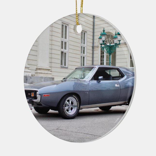 AMC Javelin SST 1974 Ceramic Ornament (Left)