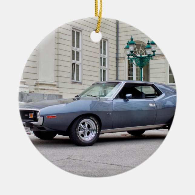 AMC Javelin SST 1974 Ceramic Ornament (Front)