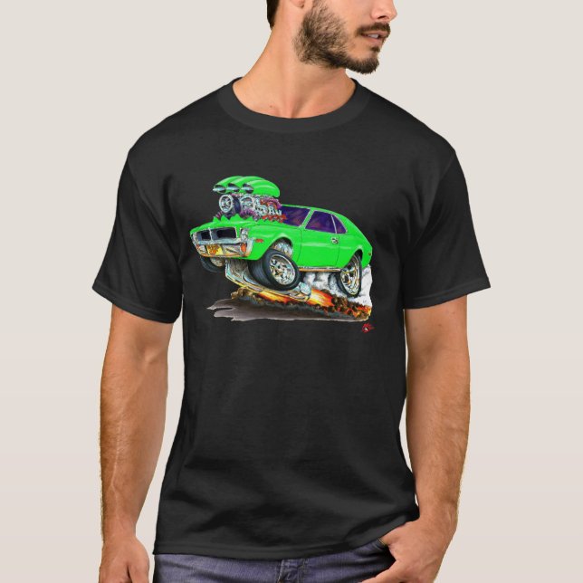 AMC Javelin Sublime Green Car T-Shirt (Front)
