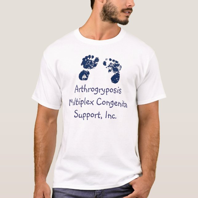 AMCSI Arthrogryposis Blue Tee (Front)