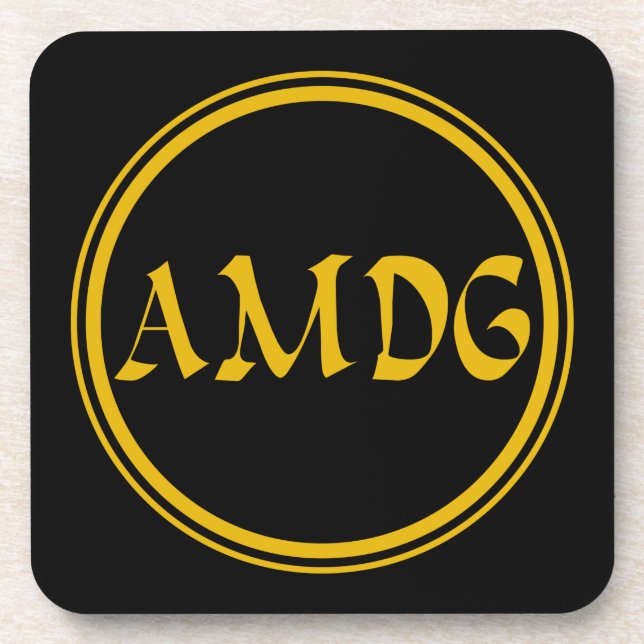 AMDG COASTER (Front)