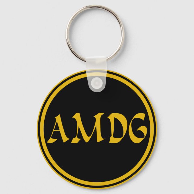 AMDG KEYCHAIN (Front)
