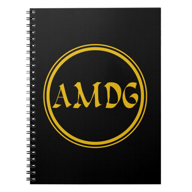 AMDG NOTEBOOK (Front)