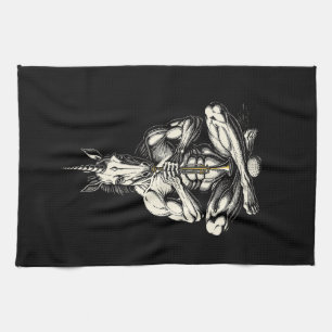 Amduscias The Silence Is Deafening Kitchen Towel