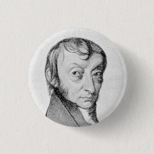 Amedeo Avogadro 1 Inch Round Button