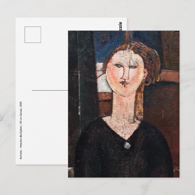Amedeo Modigliani - Antonia Postcard (Front/Back)