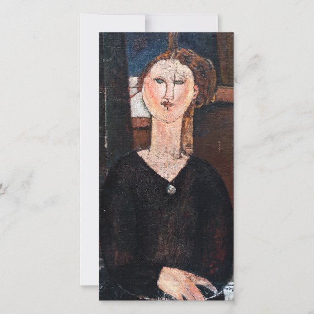 Amedeo Modigliani - Antonia Thank You Card (Front)