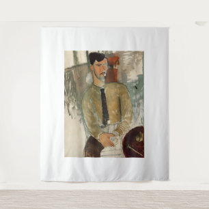 Amedeo Modigliani art painting Tapestry