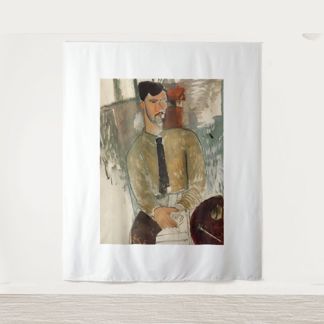 Amedeo Modigliani art painting Tapestry (Front)