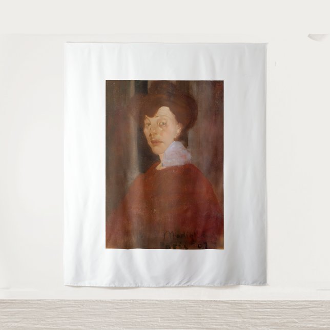 Amedeo Modigliani art Tapestry (Front)