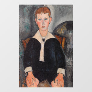 Amedeo Modigliani - Boy in Sailor Suit Window Cling