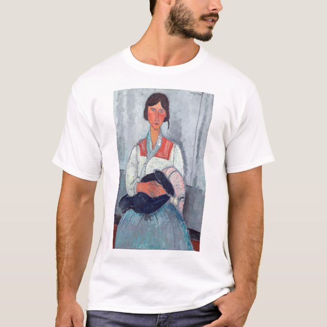 Amedeo Modigliani - Gypsy Woman with Baby T-Shirt (Front)
