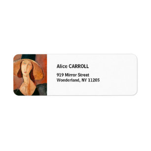 Amedeo Modigliani - Jeanne Hebuterne en grand Casq