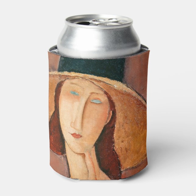Amedeo Modigliani - Jeanne Hebuterne in Large Hat Can Cooler (Can Front)