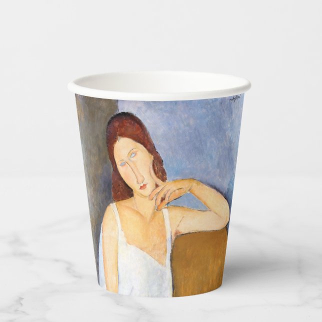 Amedeo Modigliani - Jeanne Hebuterne Paper Cups (Front)