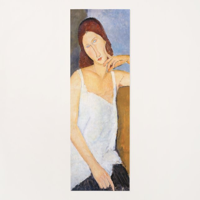 Amedeo Modigliani - Jeanne Hebuterne Yoga Mat (Front)