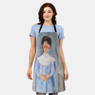 Amedeo Modigliani - Little Girl in Blue Apron