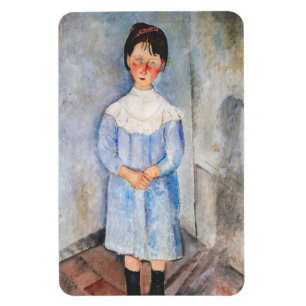 Amedeo Modigliani - Little Girl in Blue Magnet