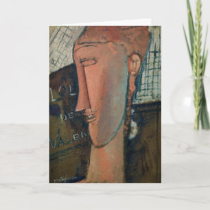 Amedeo Modigliani - Lola de Valence Card