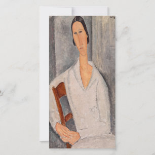 Amedeo Modigliani - Madame Hanka Zborowska Leaning Thank You Card