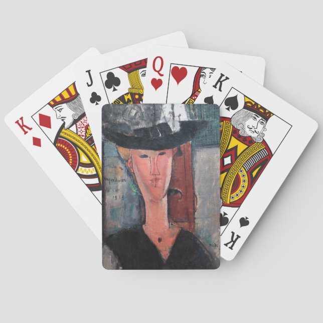 Amedeo Modigliani - Madame Pompadour Playing Cards (Back)