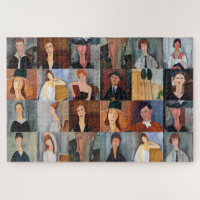 Amedeo Modigliani - Masterpieces Collage