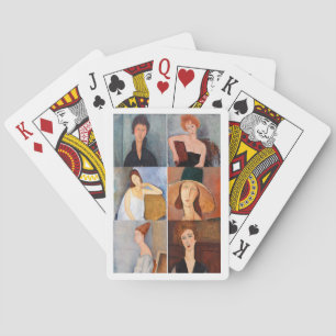 Amedeo Modigliani - Masterpieces Collage Playing Cards