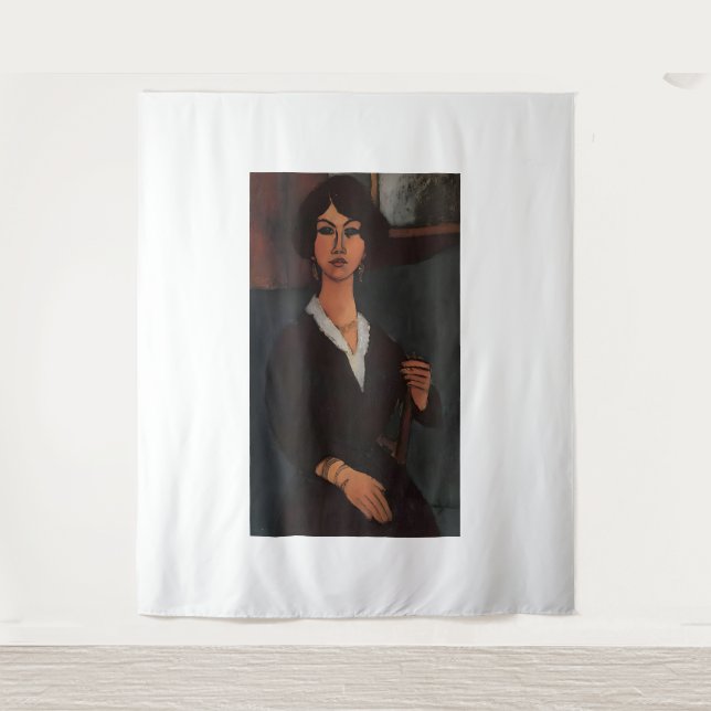 Amedeo Modigliani painting Tapestry (Front)