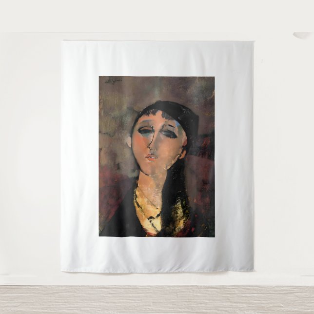 Amedeo Modigliani painting Tapestry (Front)